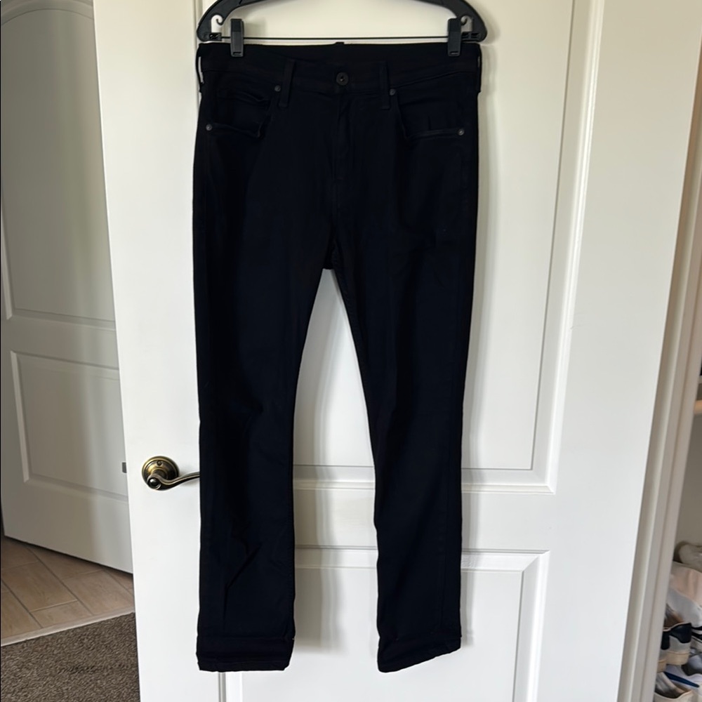 PAIGE - LENNOX Men's Black Jeans